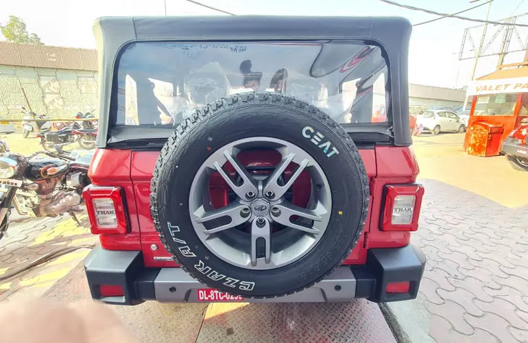 New Mahindra Thar 4WD AT Convertible Top