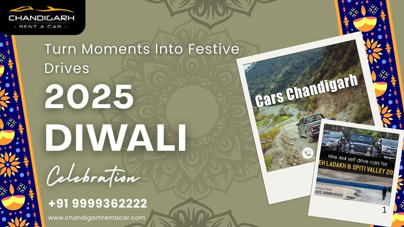 Make Every Drive Shine This Diwali with Chandigarh Rent a Car